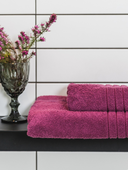 Ecotton ­Рушник махровий з бортом високої щільності Raspberry модель 24406 — фото - INTERTOP