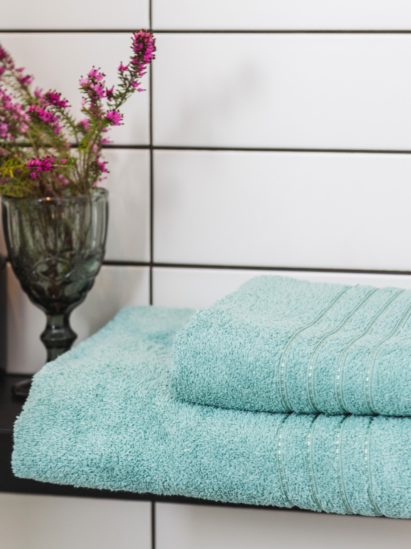 Рушник махровий з бортом високої щільності Light Green Ecotton модель 24402 Фото