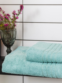Рушник махровий з бортом високої щільності Light Green Ecotton модель 24402 Фото