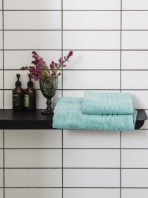 Рушник махровий з бортом високої щільності Light Green Ecotton модель 24402 Фото