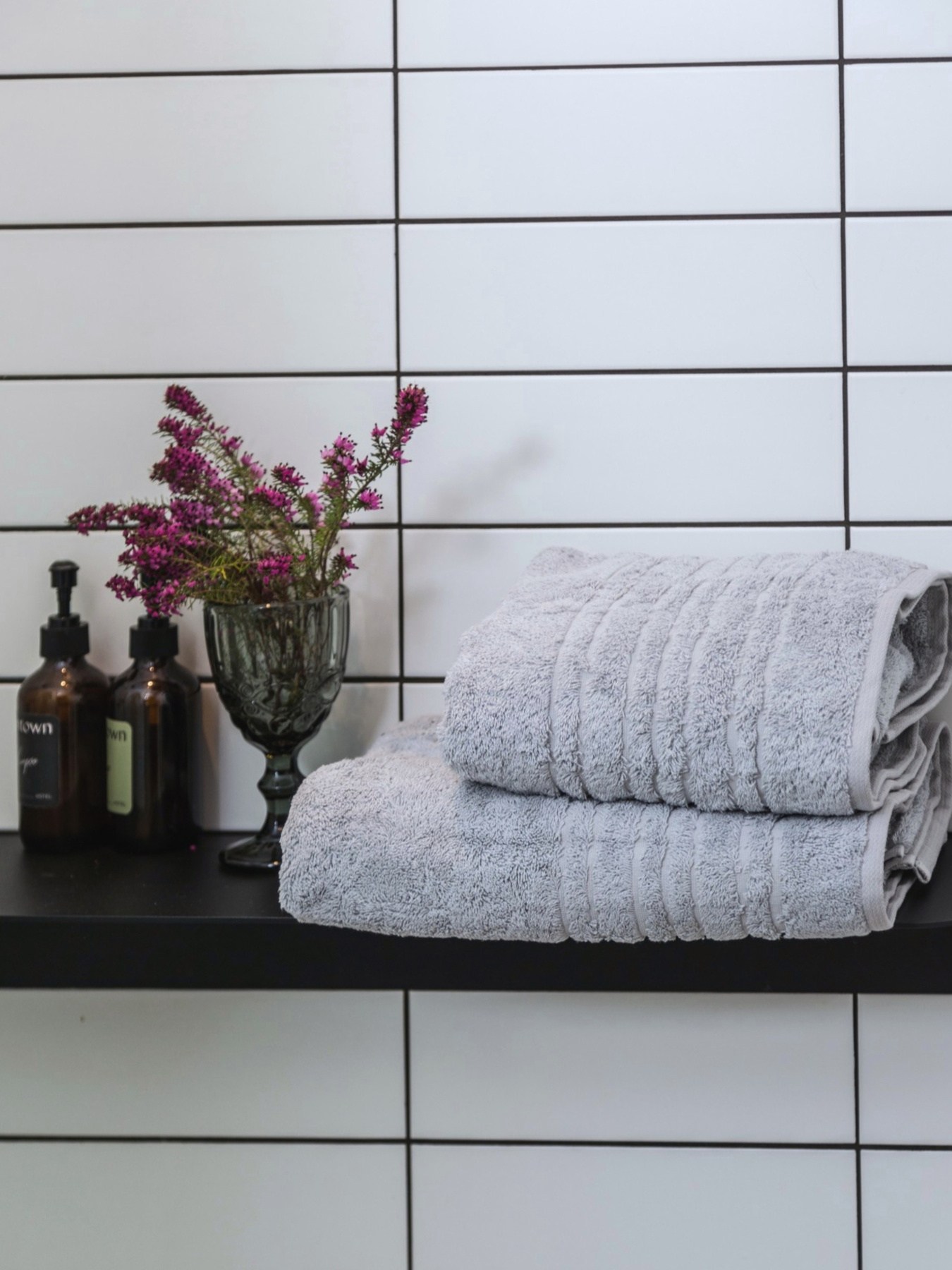 Полотенце махровое с бортом высокой плотности Light Grey Ecotton модель 22616 Полотенце махровое с бортом высокой плотности Light Grey Ecotton модель 22616 Фото