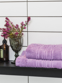 Рушник махровий з бортом високої щільності Lilac Ecotton модель 22623 Фото