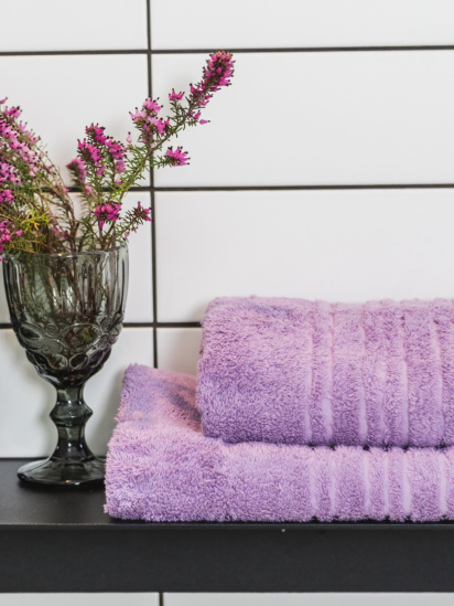 Ecotton ­Рушник махровий з бортом високої щільності Lilac модель 22623 — фото - INTERTOP