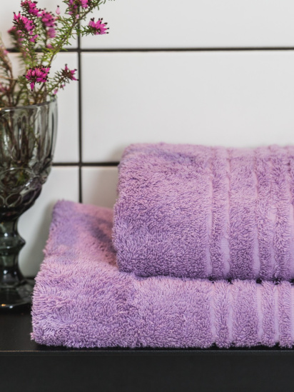 Ecotton ­Рушник махровий з бортом високої щільності Lilac модель 22623 — фото 3 - INTERTOP