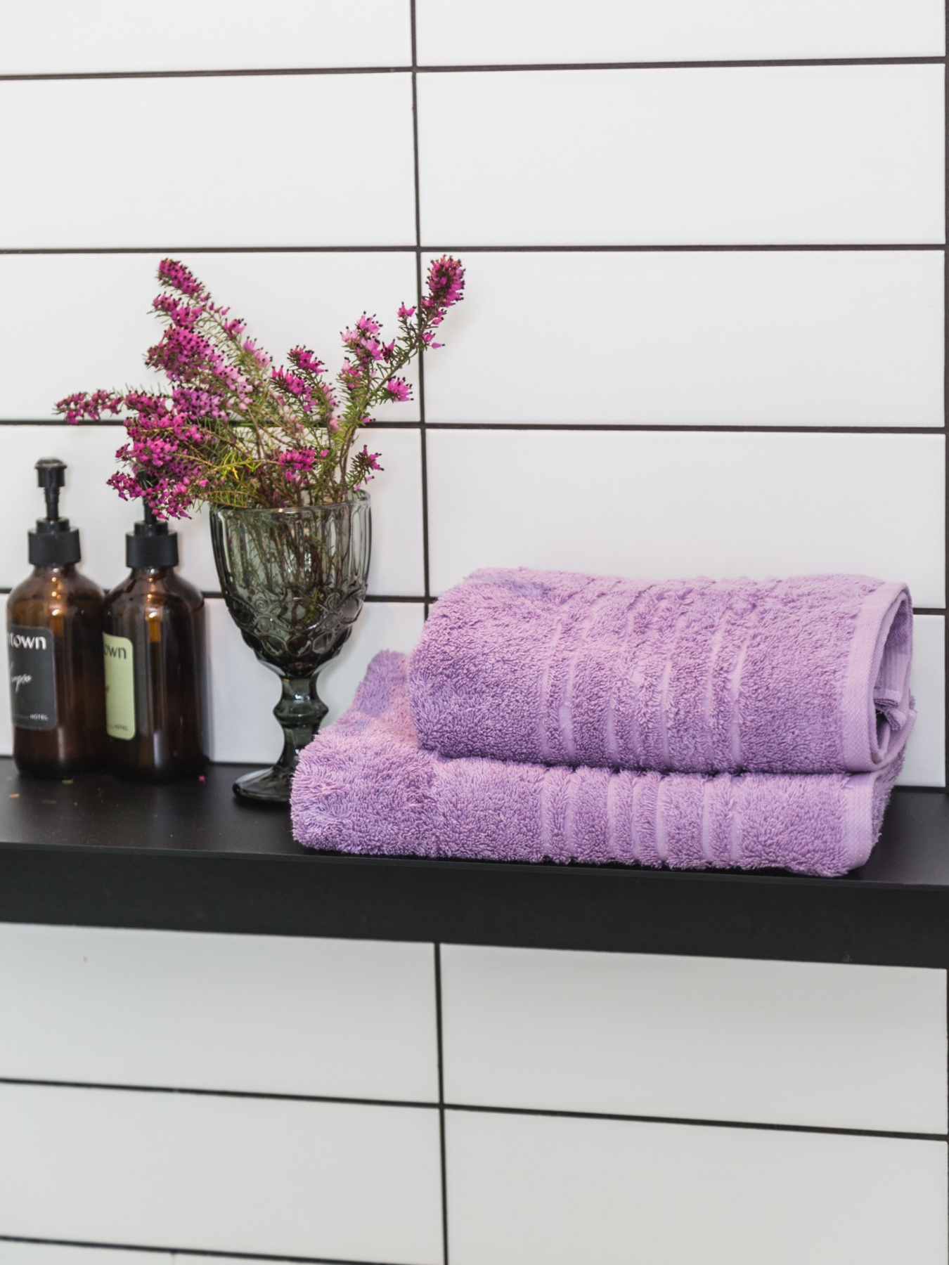 Рушник махровий з бортом високої щільності Lilac Ecotton модель 22623 Рушник махровий з бортом високої щільності Lilac Ecotton модель 22623 Фото