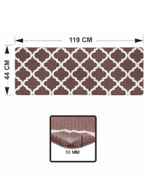 Коврик кухонный с эффектом памяти нескользящий - водонепроницаемый и эргономичный, 44x119x1см Коричневый Lovely Svi  модель 160822 Фото