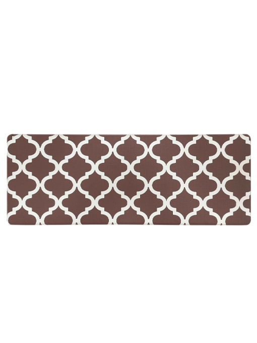 Коврик кухонный с эффектом памяти нескользящий - водонепроницаемый и эргономичный, 44x119x1см Коричневый Lovely Svi  модель 160822 Фото