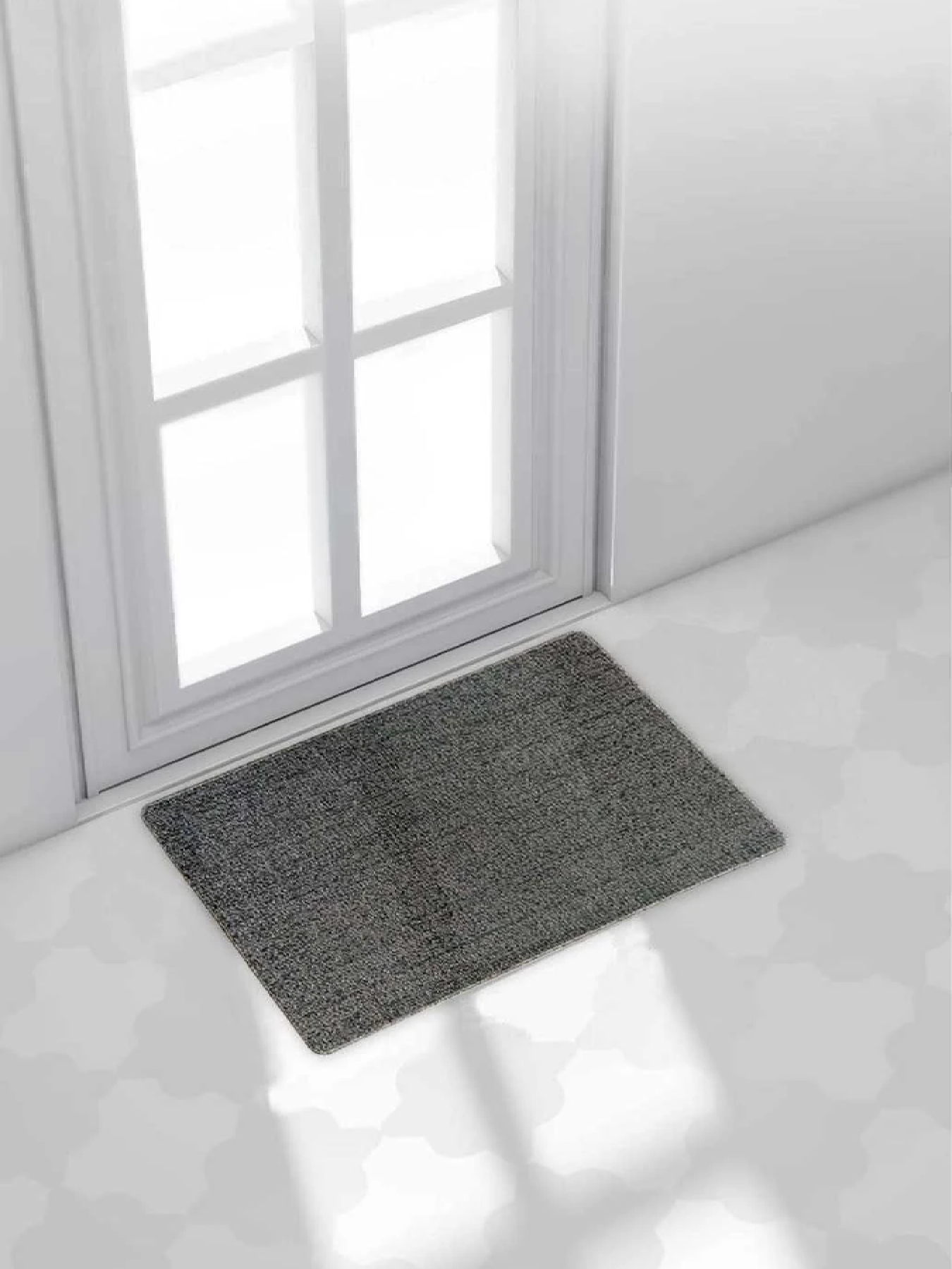 Дверний килимок з петлевою щетиною розміром для внутрішнього зовнішнього входу - Сірий Lovely Svi модель 41022 Дверний килимок з петлевою щетиною розміром для внутрішнього зовнішнього входу - Сірий Lovely Svi модель 41022 Фото