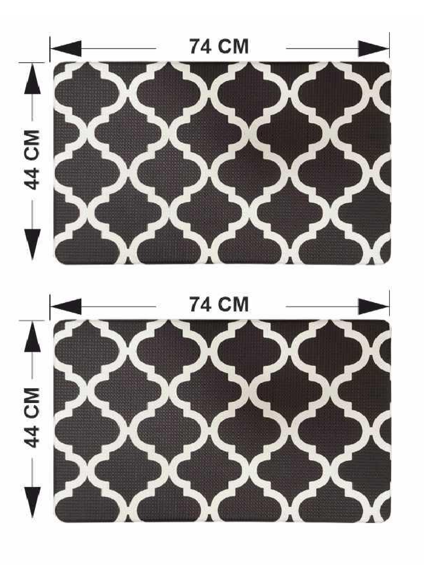 Набор коврики кухонные  2 шт Черный Lovely Svi  модель 190343 Фото