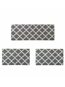 Набор коврики кухонные 3 шт. Серый Lovely Svi  модель 190363 Фото