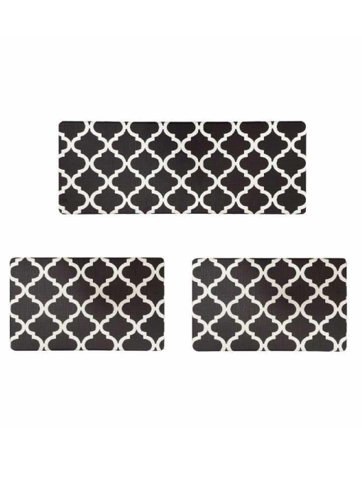 Набор коврики кухонные 3 шт. Черный Lovely Svi  модель 190353 Фото