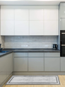 Набор коврики 2 шт. Серая окантовка - для кухни, офиса, дома, прихожей Lovely Svi  модель 161203 Фото