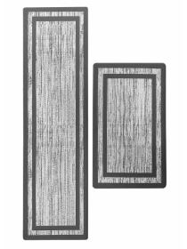 Набор коврики 2 шт. Серая окантовка - для кухни, офиса, дома, прихожей Lovely Svi  модель 161203 Фото