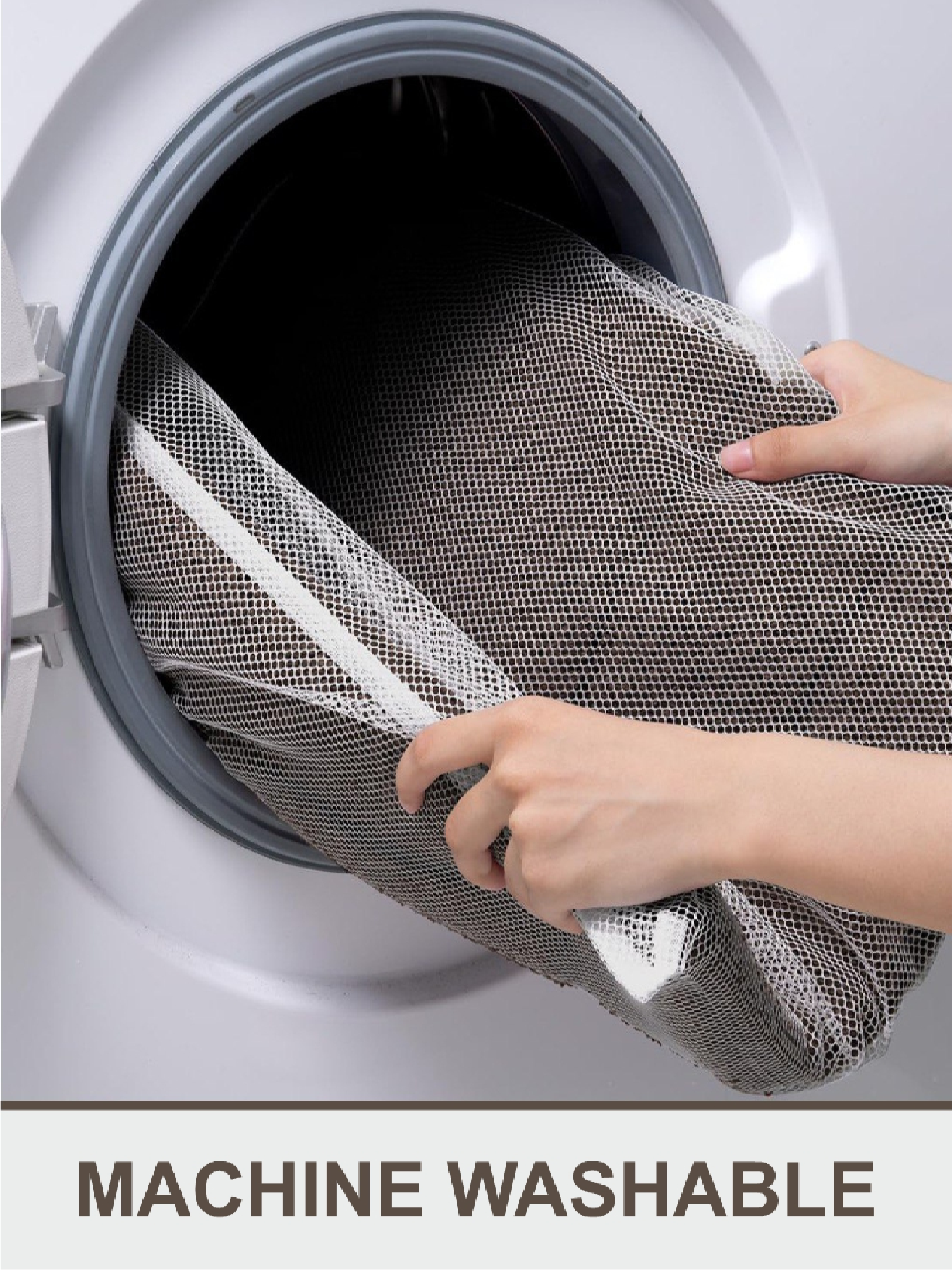 Коврик для ванной комнаты 50 х 80 см прорезиненный -  Коричневый Lovely Svi  модель 2565071 Фото