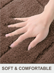 Килимок для ванної кімнати 50 х 80 см -  Коричневий (2565071) Lovely Svi  модель 2565071 Фото