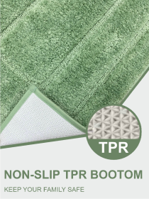 Килимок для ванної кімнати 50 x 80 см Зелений (2565095) Lovely Svi модель 2565095 Килимок для ванної кімнати 50 x 80 см Зелений (2565095) Lovely Svi модель 2565095 Фото