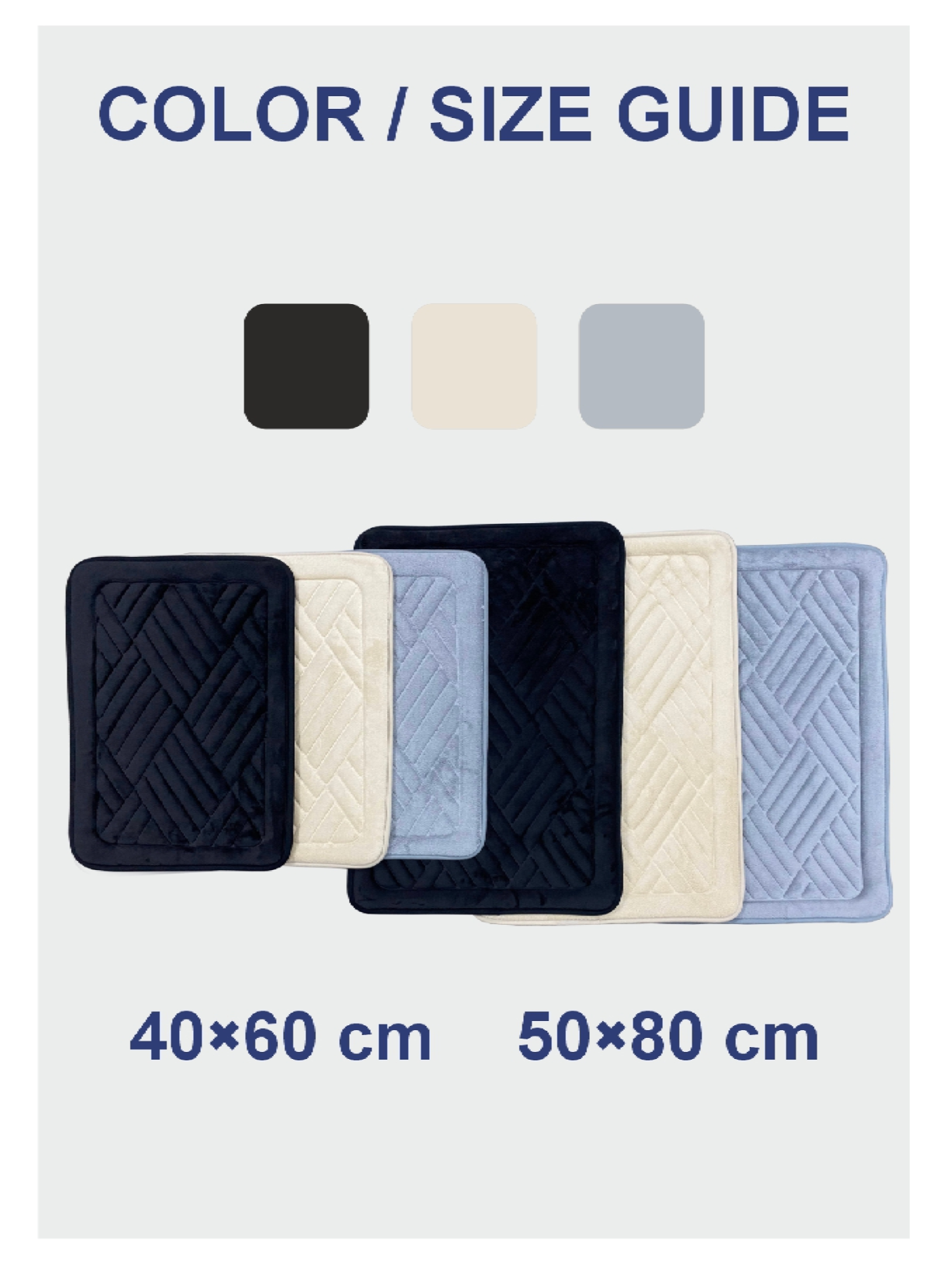 Килимок для ванної і туалету м’який, абсорбуючий, нековзний 50 х 80 см Сірий (2565040) Lovely Svi модель 2565040 Килимок для ванної і туалету м’який, абсорбуючий, нековзний 50 х 80 см Сірий (2565040) Lovely Svi модель 2565040 Фото