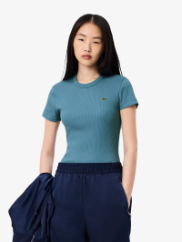 Голубой - Футболка Lacoste