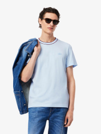 Блакитний - Футболка Lacoste
