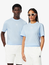 Блакитний - Футболка Lacoste