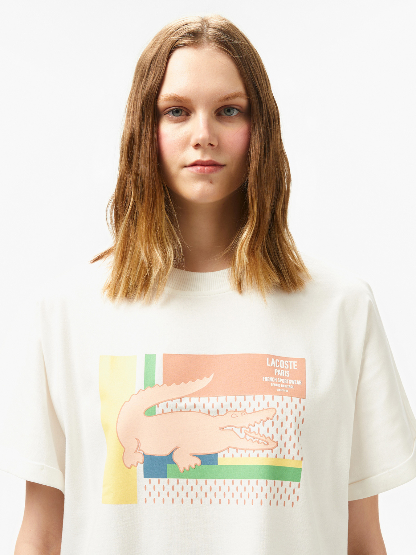 Футболка Lacoste модель TF051470V Футболка Lacoste модель TF051470V Фото