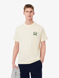 Молочный - Футболка Lacoste