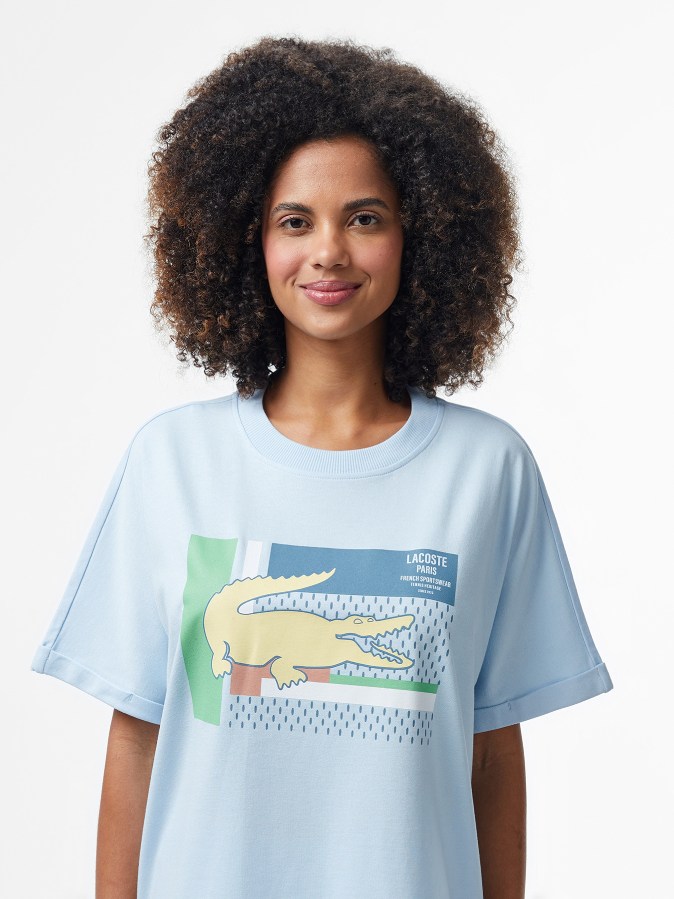 Футболка Lacoste модель TF0514T01 Фото