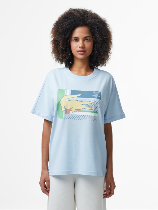 Футболка Lacoste модель TF0514T01 Фото