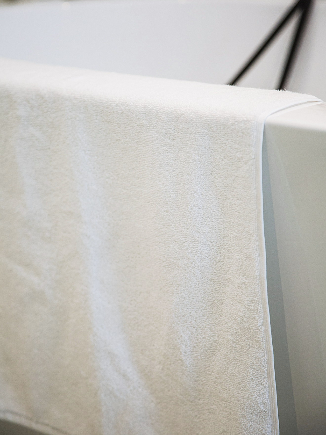 Килимок махровий для ніг білий White високої щільності Ecotton модель 20323 Фото