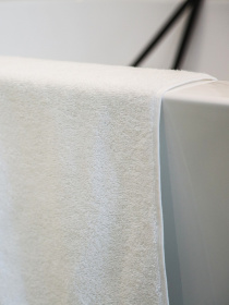 Коврик махровый для ног белый White высокой плотности Ecotton модель 20323 Фото