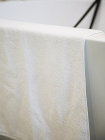 Коврик махровый для ног белый White высокой плотности Ecotton модель 20323 Фото