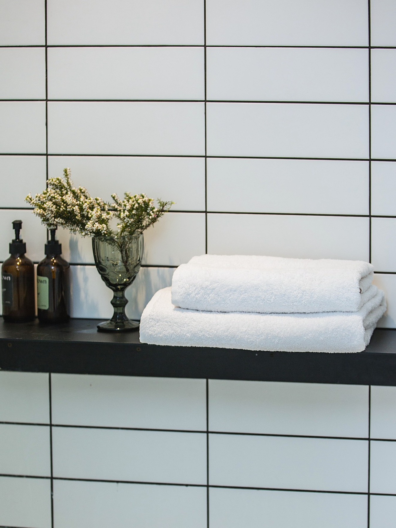 Рушник махровий високої щільності 430 гр./м2 білий White Ecotton модель 23119 Фото