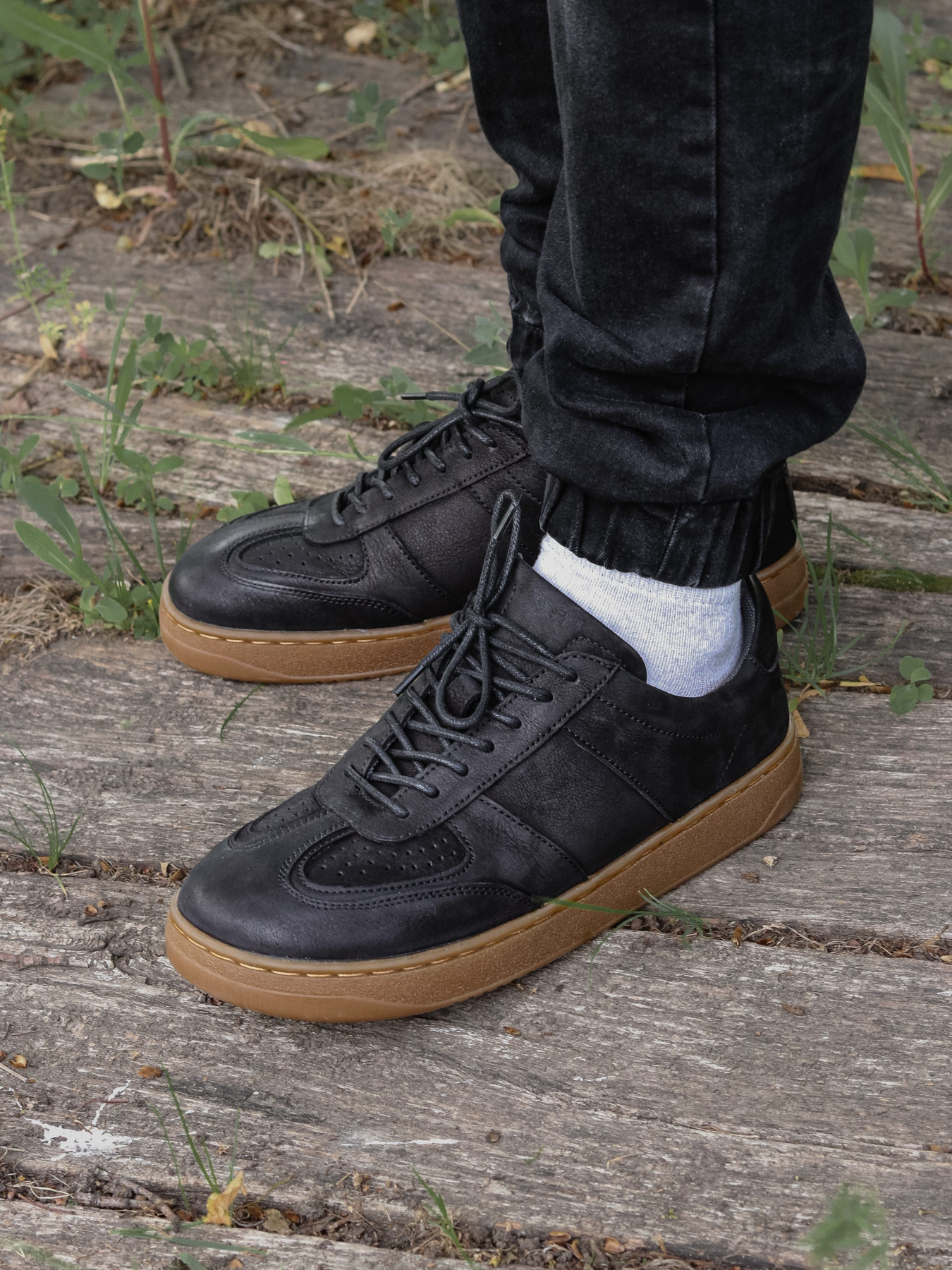 Кеды низкие Legessy модель ROAD_BLACK Фото