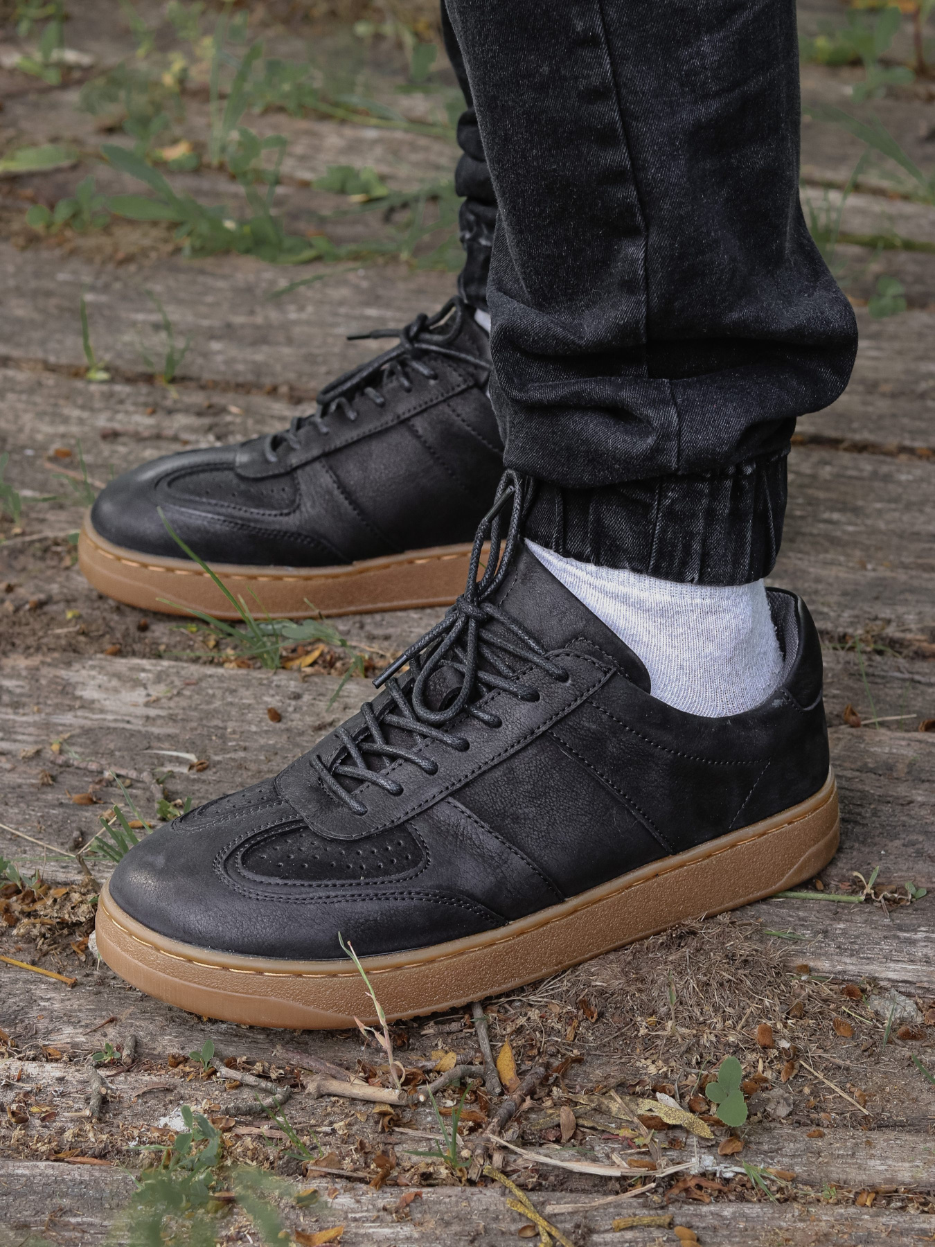 Кеды низкие Legessy модель ROAD_BLACK Фото