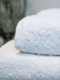 Рушник махровий  високої щільності 500 гр./м2  білий White Ecotton модель 23120 Фото