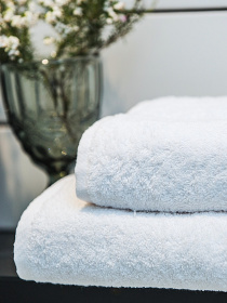 Полотенце махровое высокой плотности 500 гр./м2 белый White Ecotton модель 23120 Фото