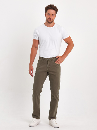 Джинси Trend Collection модель TC9222OliveDZHNS — фото 4 - INTERTOP