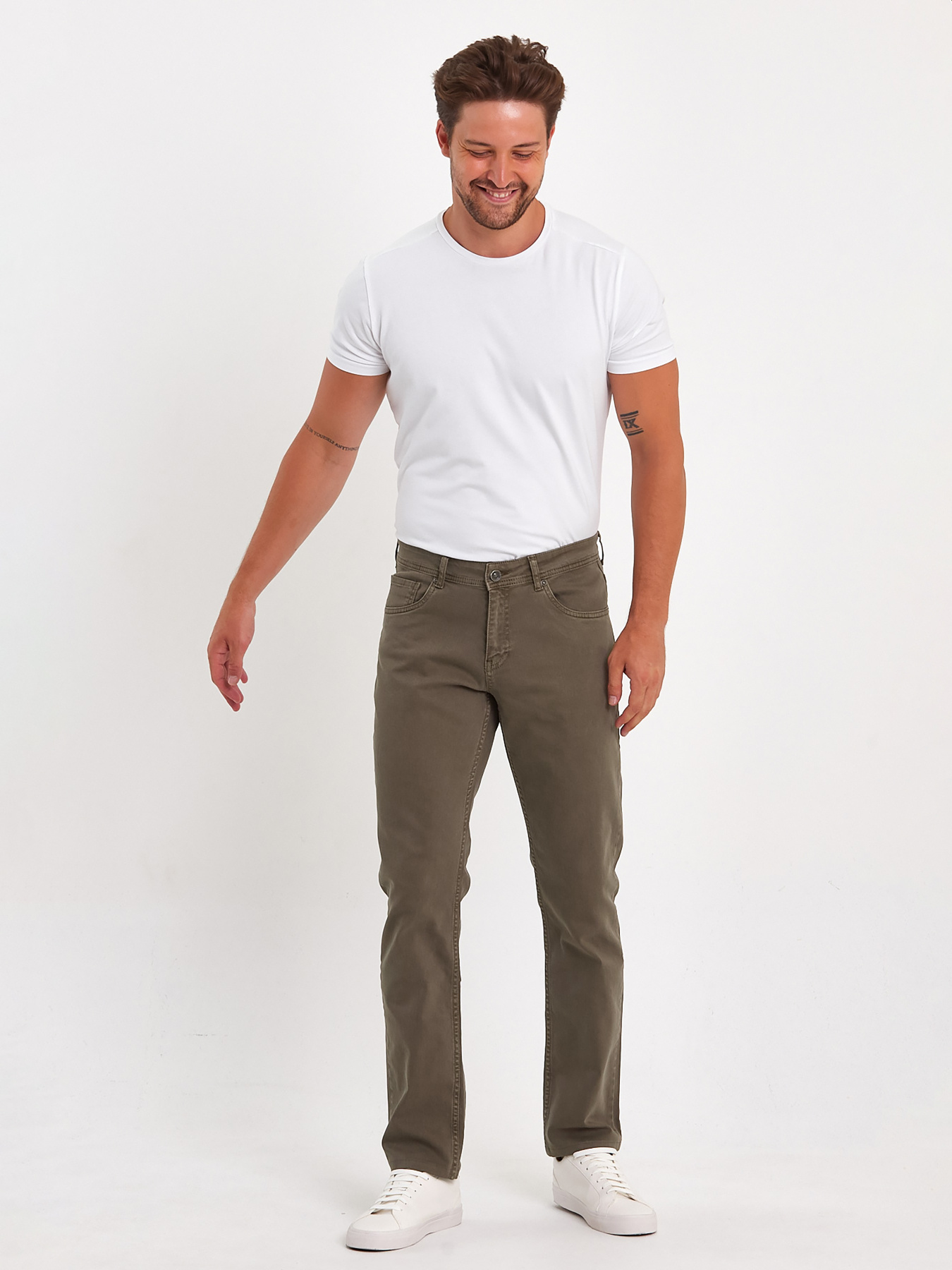 Джинсы Trend Collection модель TC9222OliveDZHNS Фото