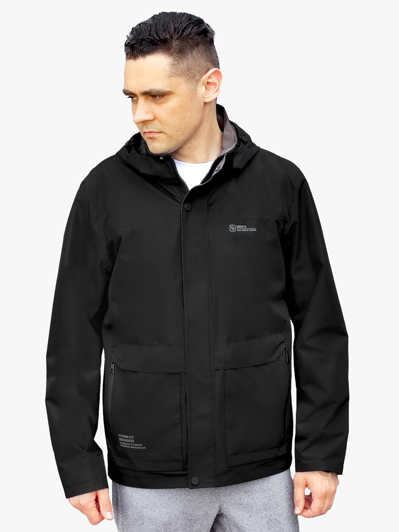 Демісезонна куртка Sun's House модель DV-110-black Фото