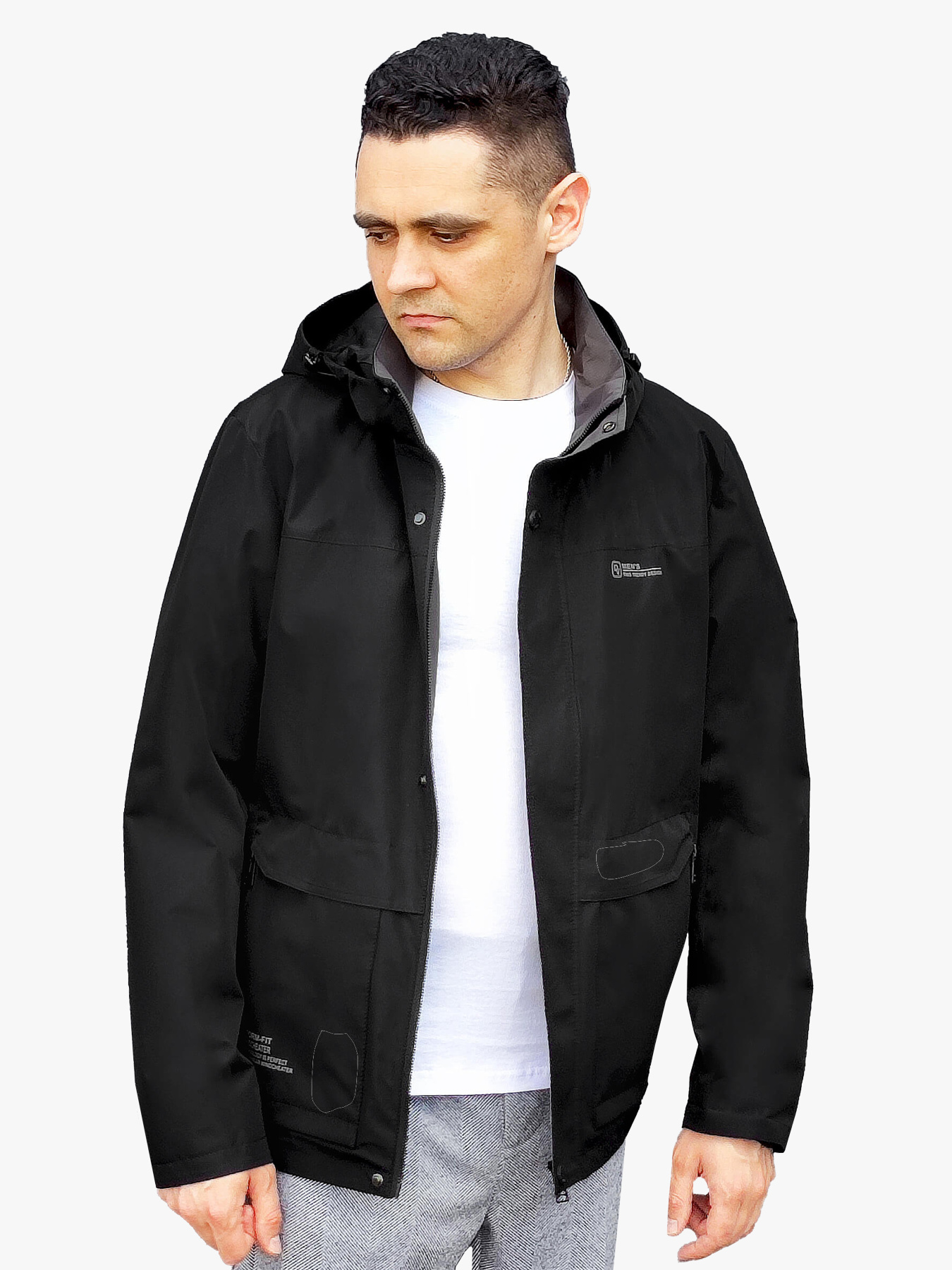 Демісезонна куртка Sun's House модель DV-110-black Фото