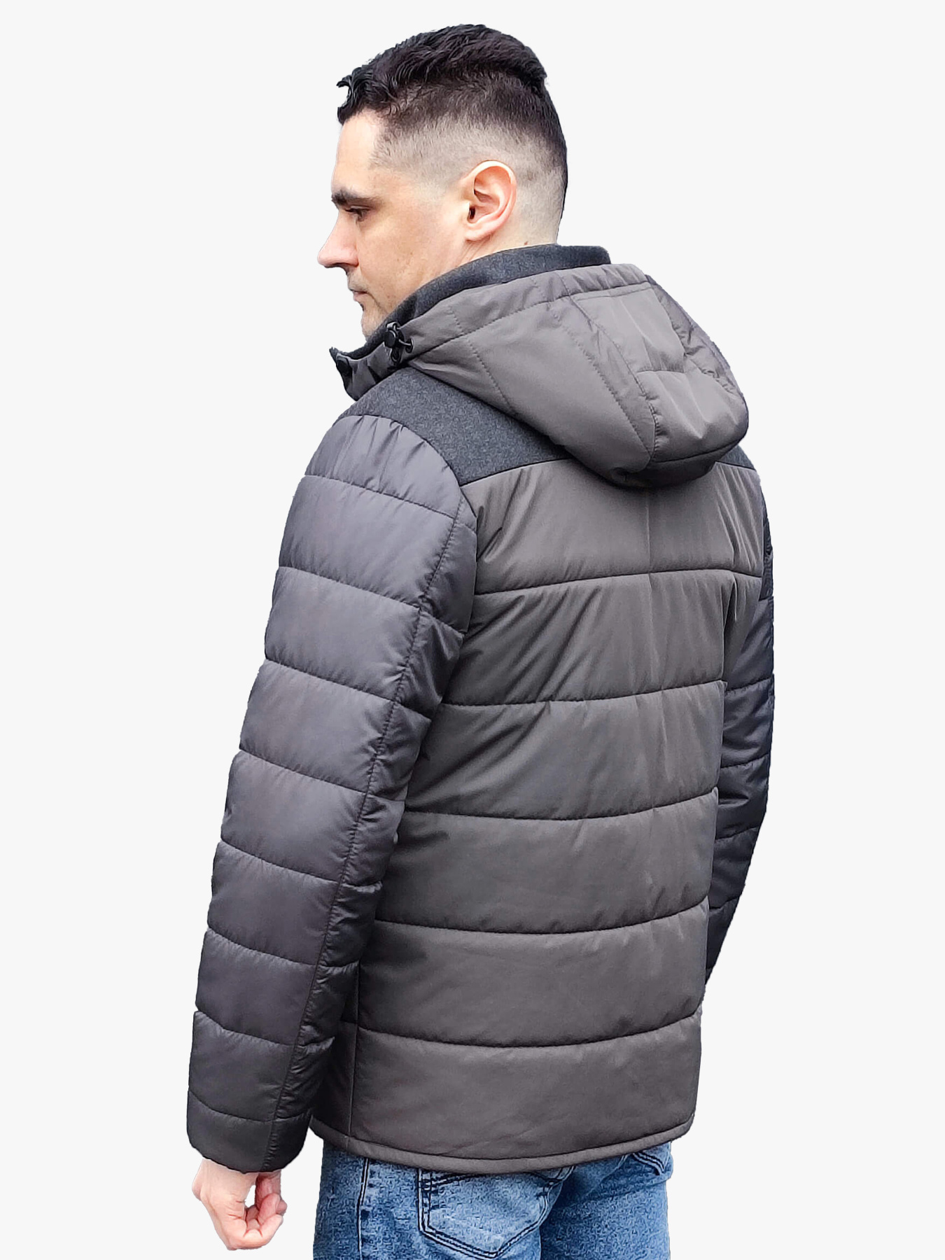 Демісезонна куртка Sun's House модель DV-109-grey Фото