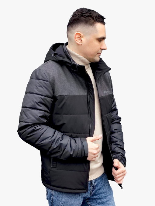 Демисезонная куртка Sun's House модель DV-109-black Фото