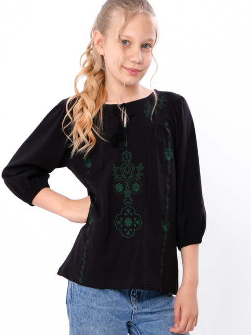 Вышитая рубашка Носи своє модель 6450-036-22-chornij-ornament Фото