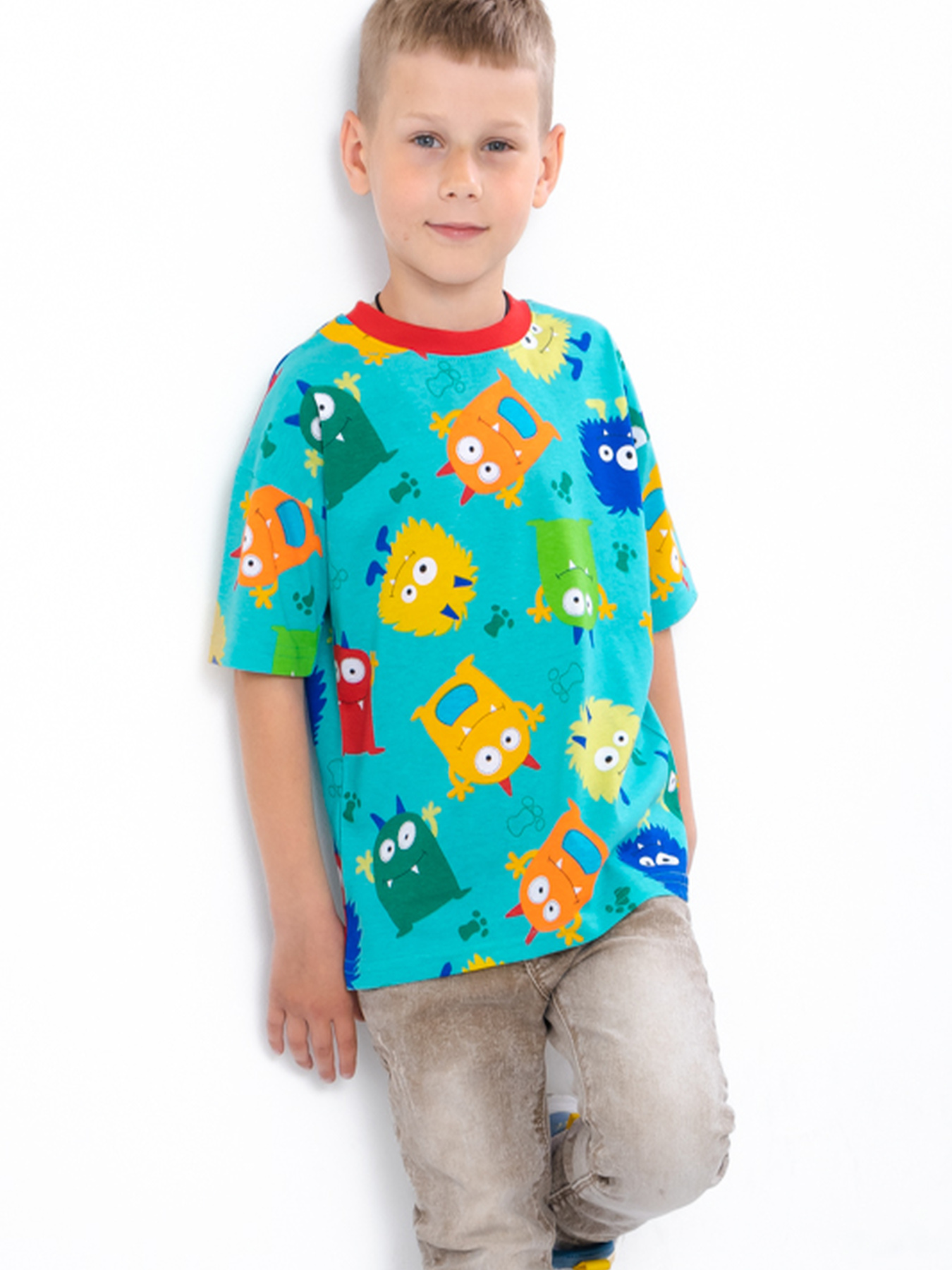 Футболка Носи своє модель 6414-002-4-monstriki-bryuzovij-nefrit Фото