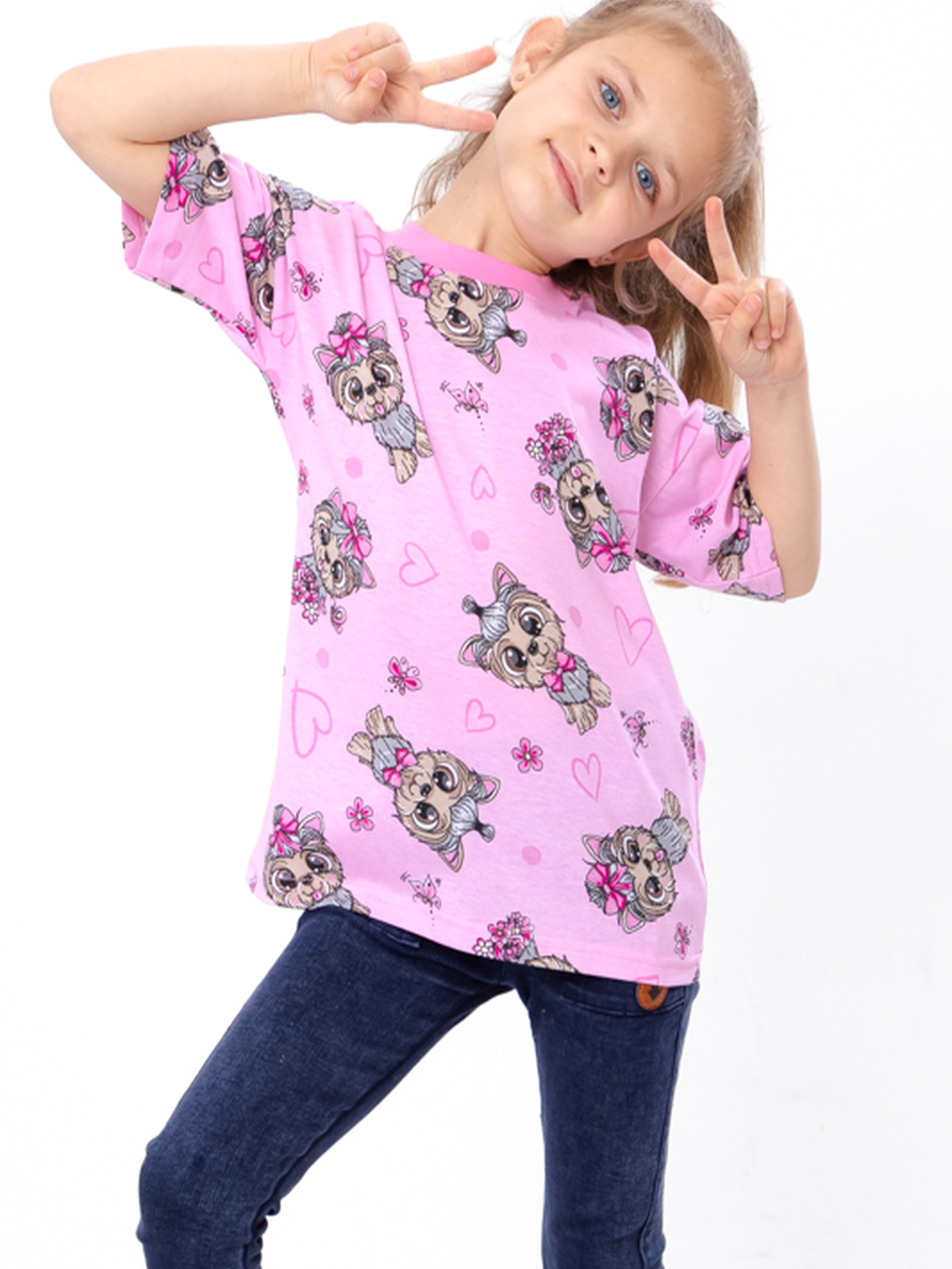 Футболка Носи своє модель 6414-002-5-sobachka-rozhevij Фото