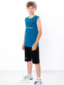 Костюм Носи своє модель 6185-057-33-1-temno-bryuzovij-chornij Фото