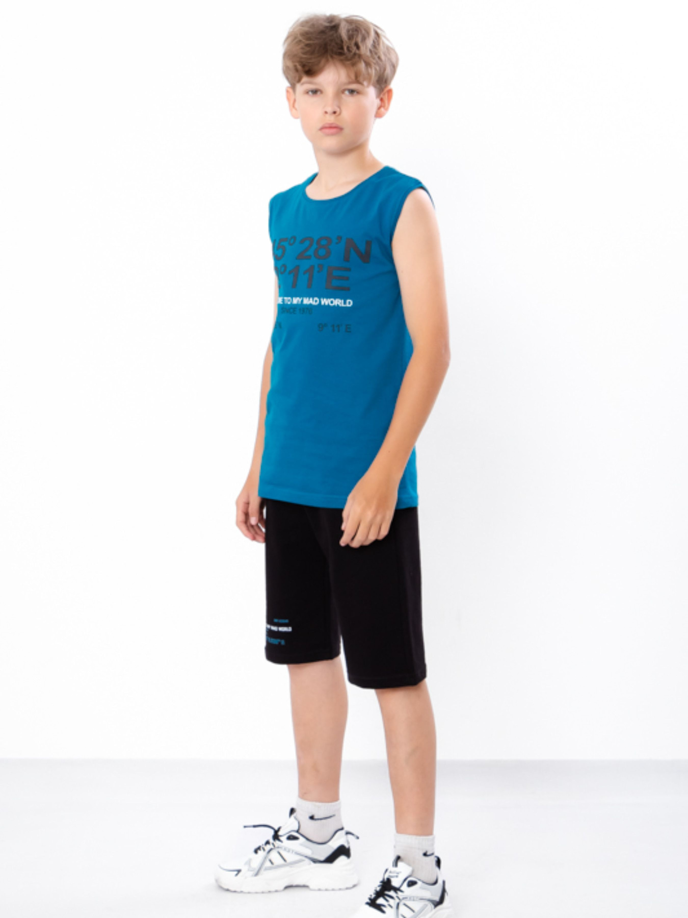 Повсякденний костюм Носи своє модель 6185-057-33-1-temno-bryuzovij-chornij Фото