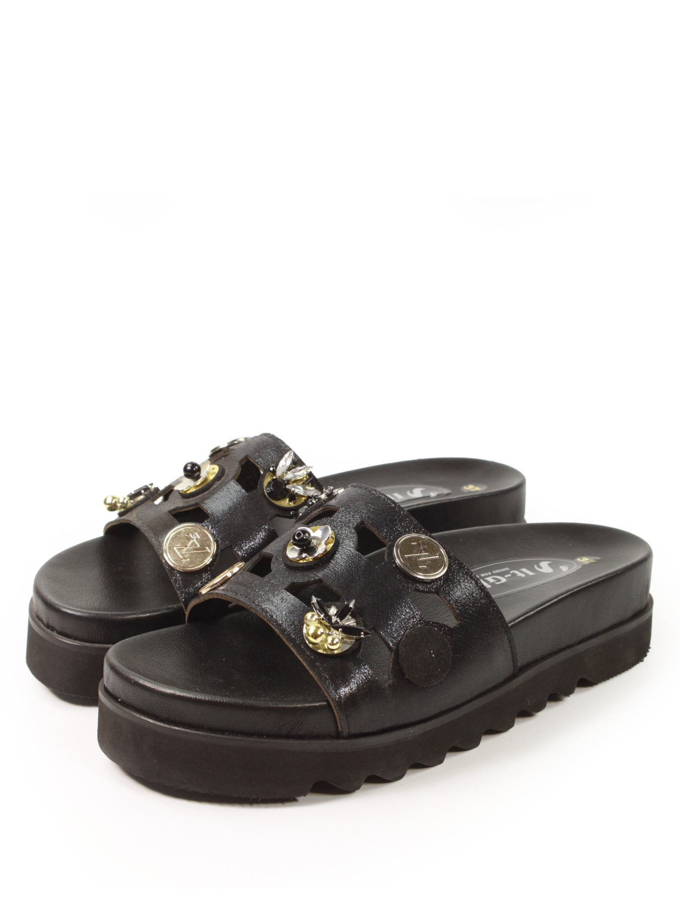 Шльопанці It-girl модель 1722-Black Фото