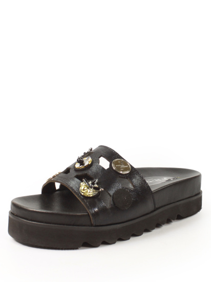 Шльопанці It-girl модель 1722-Black — фото 3 - INTERTOP