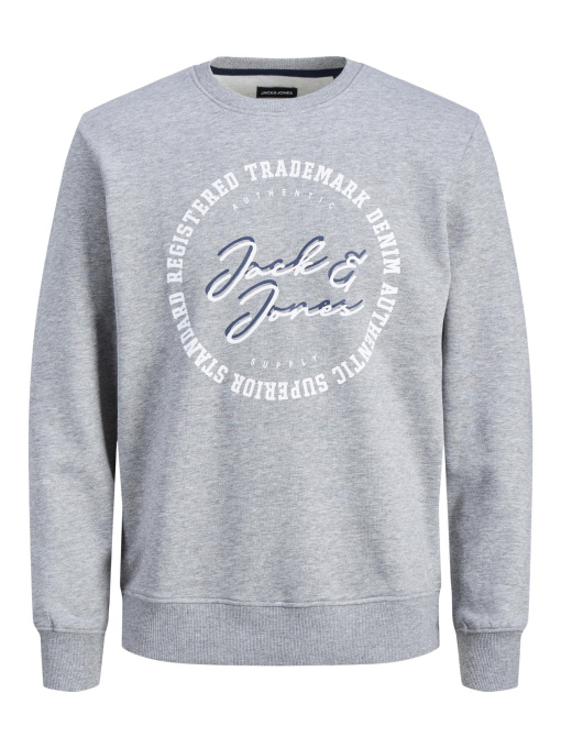 Худи и свитшоты JACK & JONES модель 12211549_LIGHTGREYMELANGE Фото